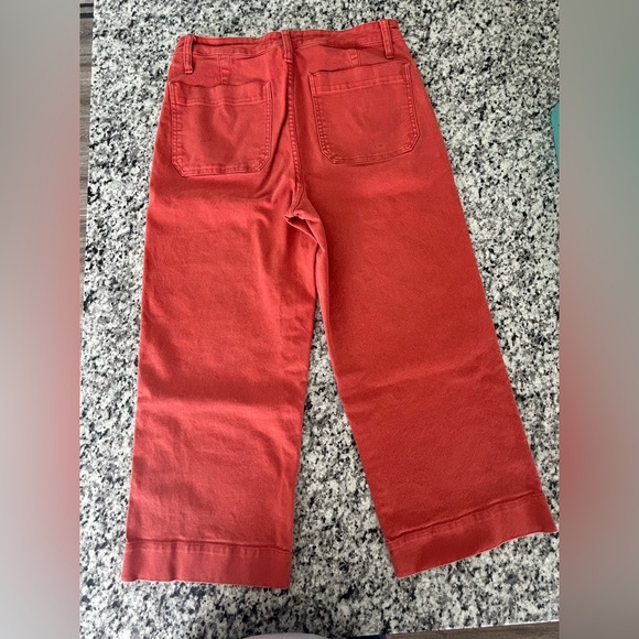 Madewell Slim Emmett Wide-Leg Crop Pants. Size 30 - Picture 2 of 9
